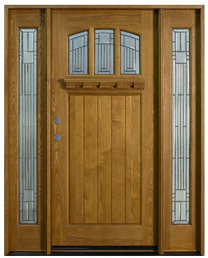 Craftsman Series Solid Wood Entry Door - Wood Doors - Products ...